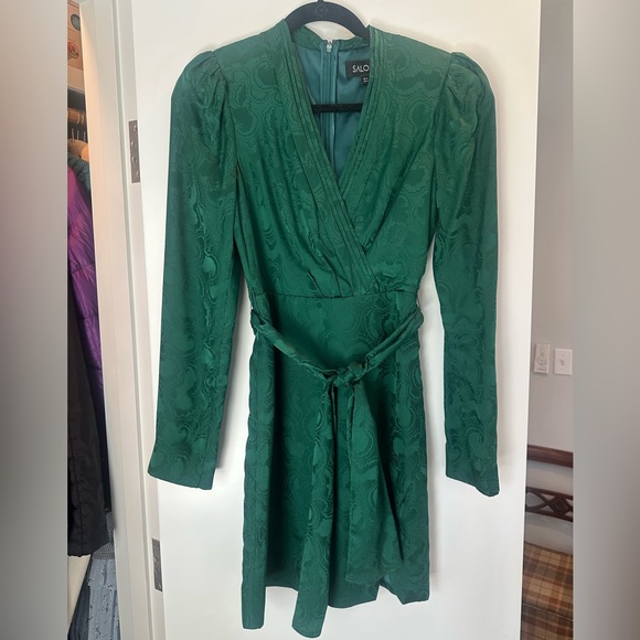 SALONI Dresses & Skirts - SALONI Emerald Long Sleeve Dress